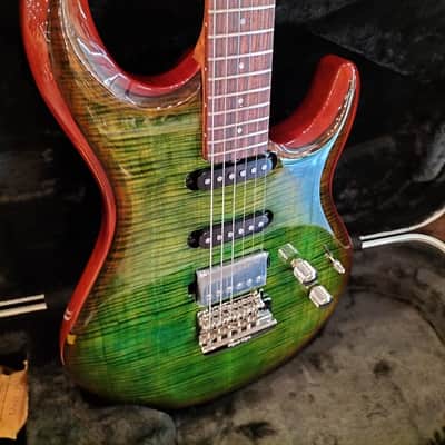 MUSIC MAN Luke 3 HSS Lusciou Green Flame Fi Ro Ma image 14