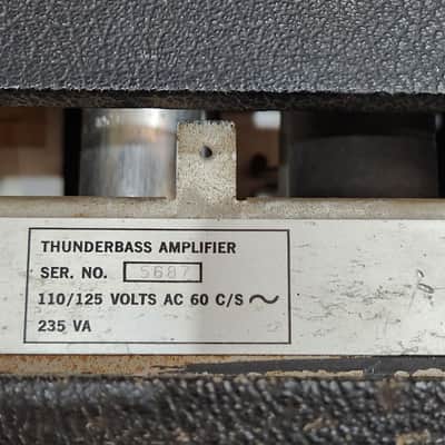 RARE! Guild Thunderbass 60 Guitar/Bass Tube Head 1971 USA image 13