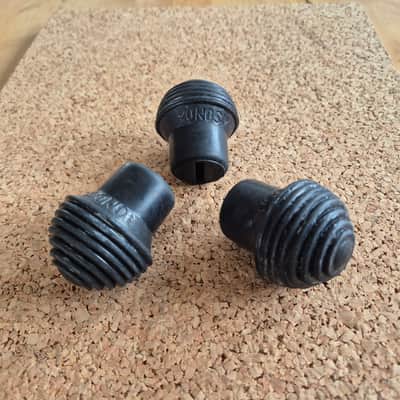 Sonor NOS Rubber feet for Cymbal / Snare stands ~2000 - Black image 2