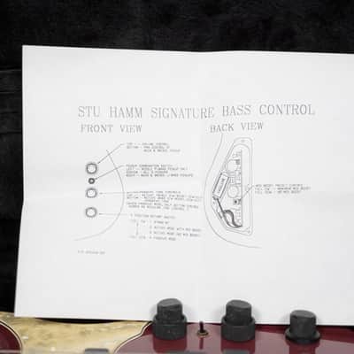 Fender Stu Hamm Signature Urge Bass 1993 Burgundy Mist - The very first Fender signature bass from the very first production year!! image 20