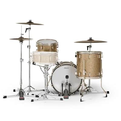Slingerland Radio King 3pc Drum Set 18/12/14 Gold Glass image 3