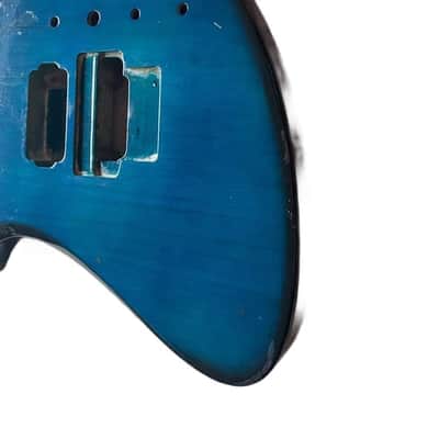Transparent Blue Guitar Mockingbird Style Basswood Body image 6