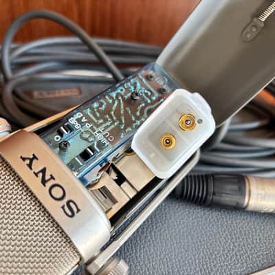 SONY C-38B C38B Multi-Pattern Condenser Microphone w/ carrying case #2 image 10