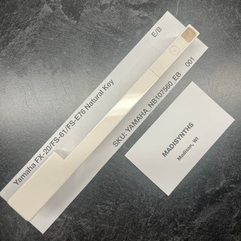 ORIGINAL Yamaha/Korg Replacement E/B Key (NB107560) for Yamaha DX7/DX5/DX9, SY77/SY85/SY99, Korg M1, Wavestation, Z1, etc image 1