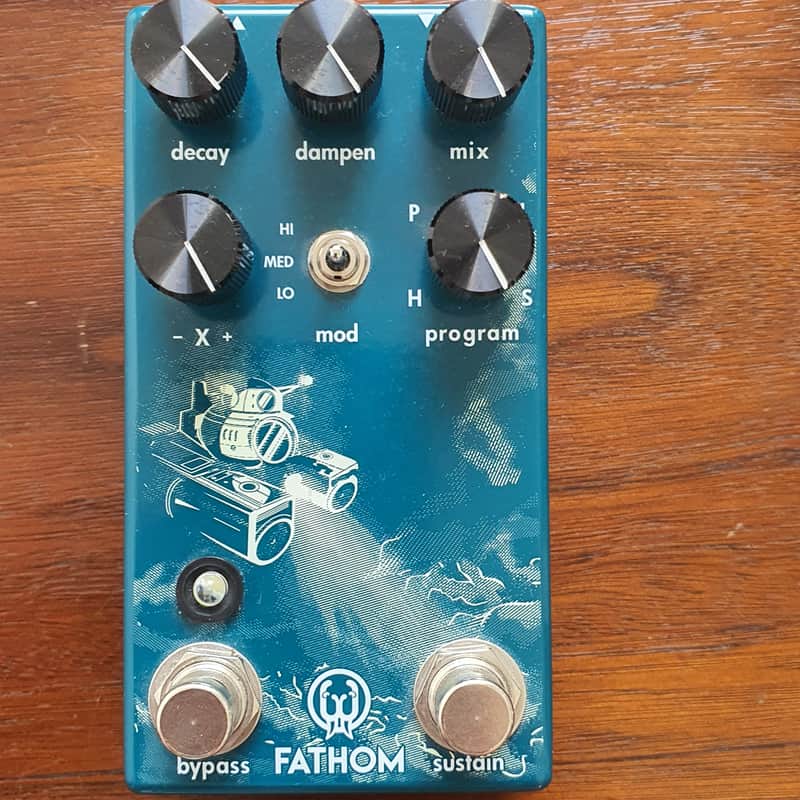 2018 – Present Walrus Audio Fathom Multi-Function Reverb Blue