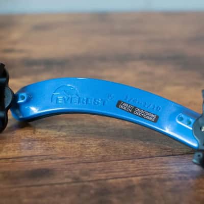 Everest Violin/Viola Shoulder Rest Blue - 3/4-4/4 image 2