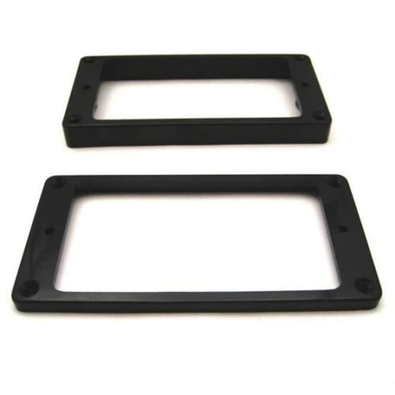 Humbucker Ring Set-Tapered w/ Flat Bottoms-Black image 1