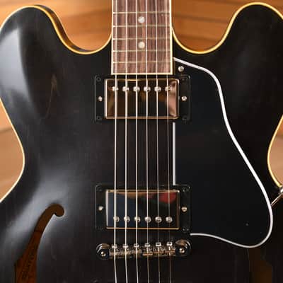 Gibson ES-335 Satin Trans Black image 12
