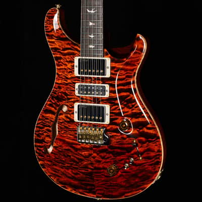 PRS Wood Library Willcutt Exclusive Special Semi-Hollow Quilt Maple 10-Top Orange Tiger 10 Top  (773) image 1