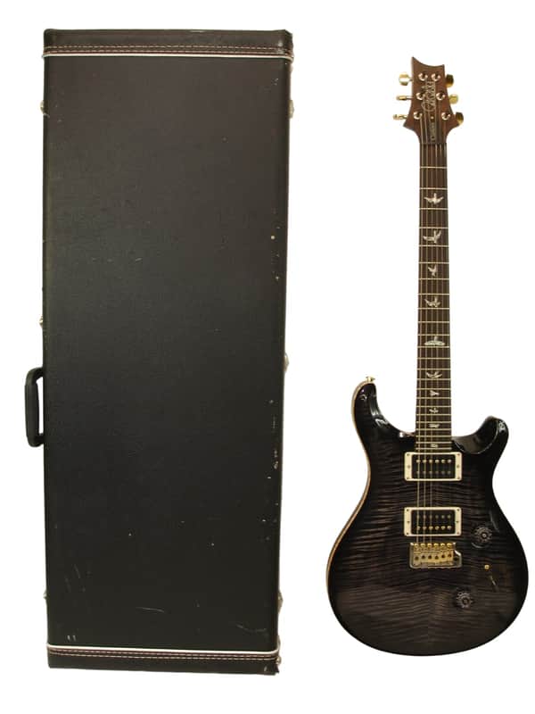2019 PRS Custom 24 10-Top Electric Guitar, Charcoal Burst image 1