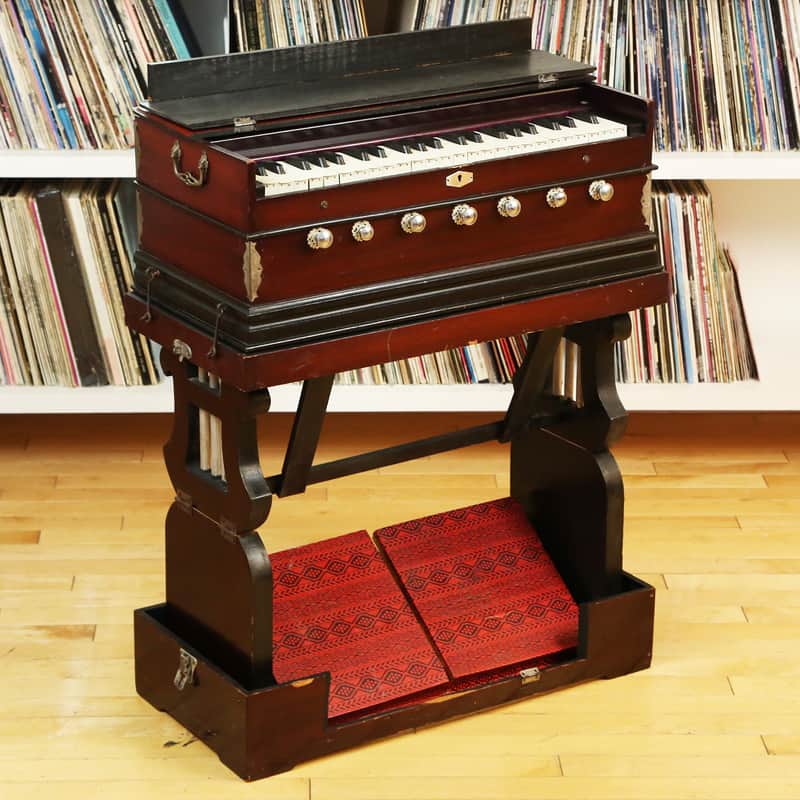 1950s Vintage Harmonium Modular Pump Organ Keyboard - Collapsable Foot Pedals - Excellent Condition image 1