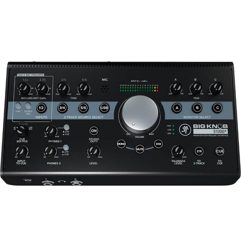 Mackie Big Knob Studio+ Studio Monitor Controller & 192kHz I/O Interface image 1