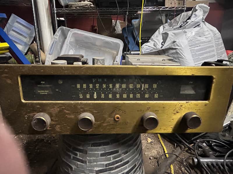 The Fisher Tuner 101r 1960’s - Gold Faced