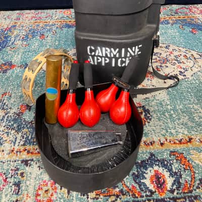 Carmine Appice's Percussion Pack With Protector Case. Earliest Known Piece Of Carmine's Gear! Signed! image 1