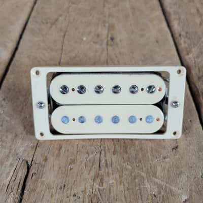 Gibson Shaw NOS Patent Number Humbucker 1980s Double Cream With Ring and Screws image 1