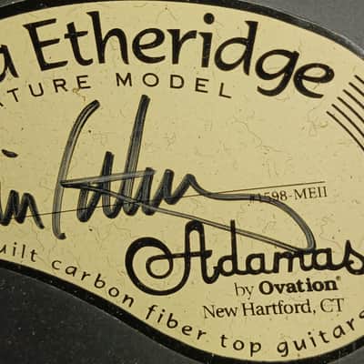Ovation Adamas Melissa Etheridge Signature Model 1598-MEII 12 String - Unplayed image 11
