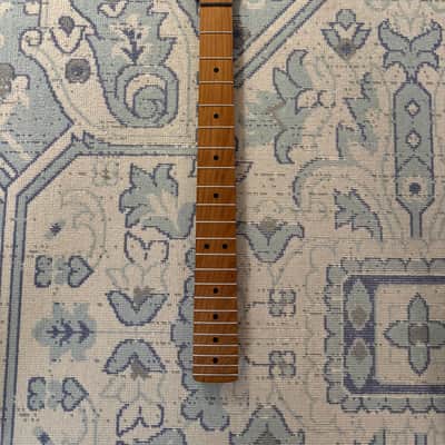 Warmoth Roasted Maple Strat Neck 2026 - 59 Roundback 10-16” compound radius - fits Fender image 1