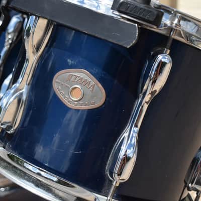 Used Tama Rockstar 10, 12, 16, 22 Drum Kit in Midnight Blue image 5