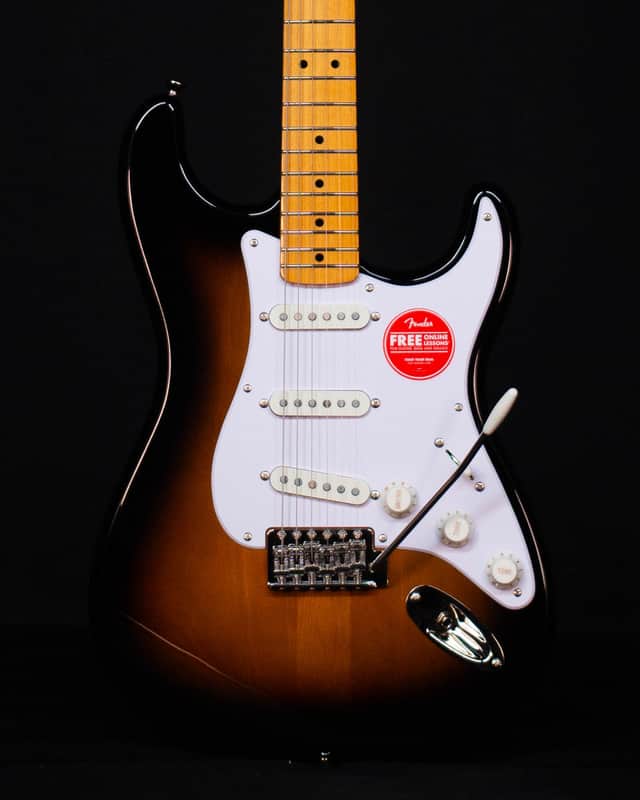 Squier Classic Vibe '50s Stratocaster, Maple FB, 2-Color Sunburst image 1