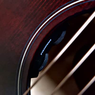 Art&Lutherie Roadhouse Parlor Guitar - Tennessee Red A/E image 10