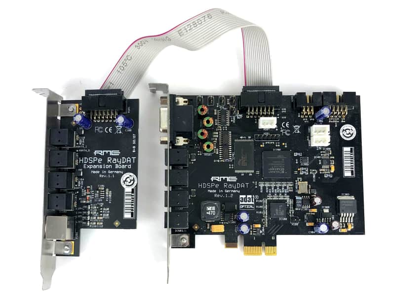 RME HDSPE RayDat PCI Express Card w/Expansion Board image 1