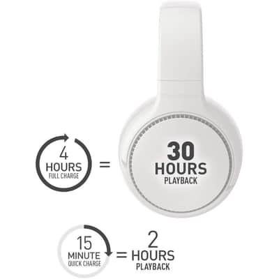 Panasonic RB-M500B Deep Bass Wireless Bluetooth Immersive Headphones with Bass Reactor, Sand Beige image 2