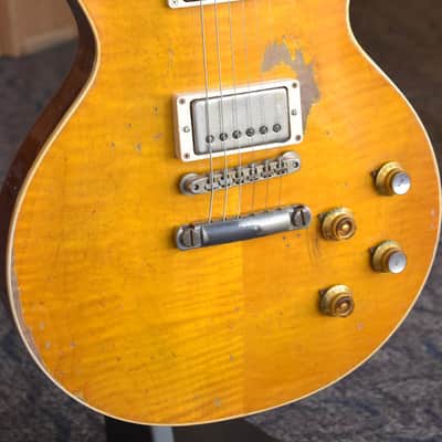 Gibson Murphy Lab Kirk Hammett "Greeny" 1959 Les Paul Standard Indian Rosewood Greeny Burst Ultra Heavy Aged image 4