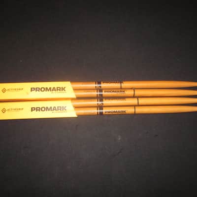 Pro-Mark TX7AW-AGC Classic 7A ActiveGrip Clear Drum Sticks 2018 - 2020 - Natural image 4