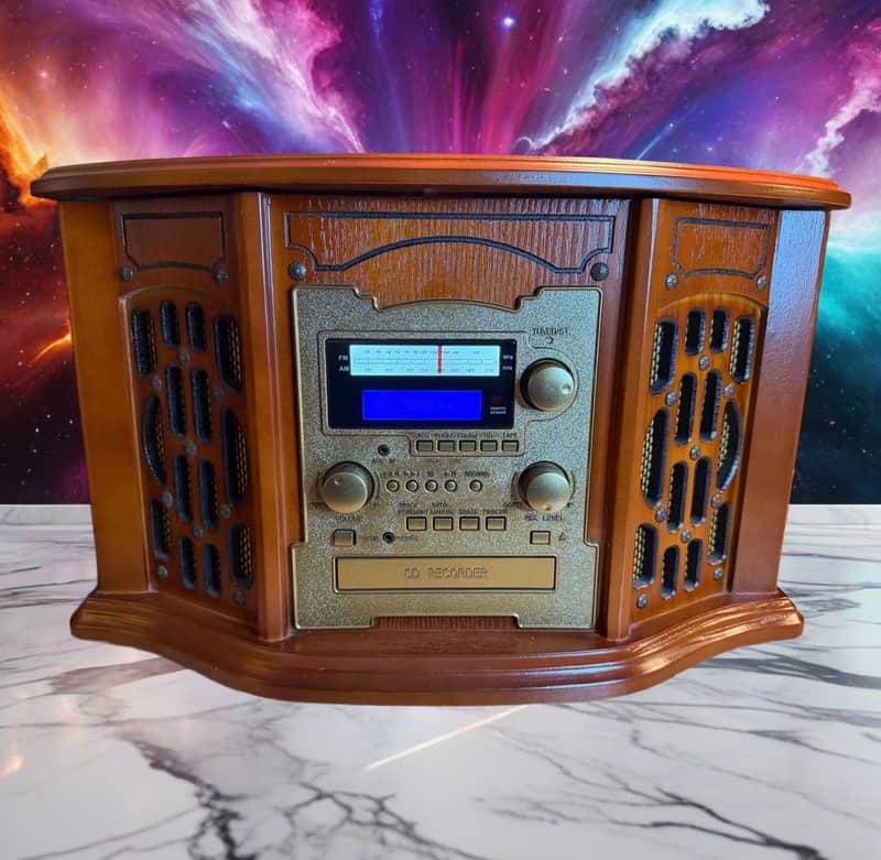 Innovative Technology ITTR-501 Turntable Stereo System CD All Functions Working! image 1