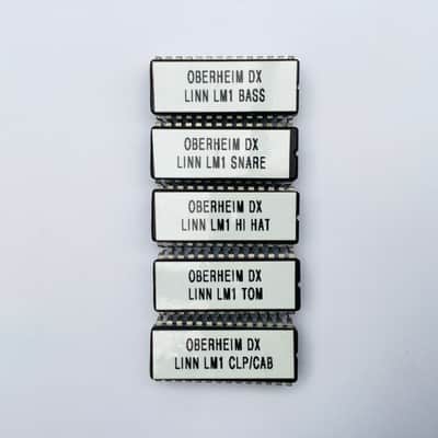 Custom Linn LM1 Eprom Drumkit For The Oberheim DX.