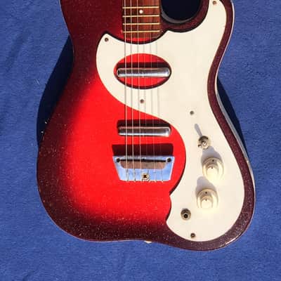 Silvertone 1457 1960 Red Sparkle image 2
