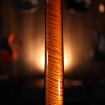 PRS DGT 10-Top Electric Guitar with Bird Inlays Tri Color Sunburst Korina Back, Flamed Maple Neck, Zirocote Fretboard 8394 image 15