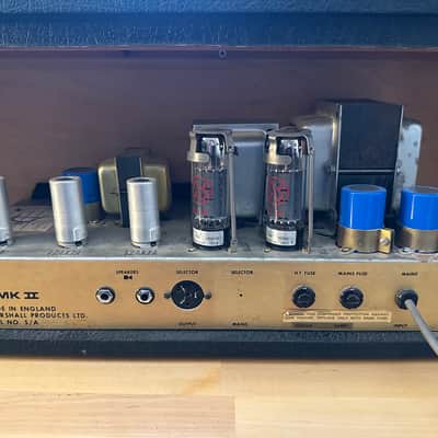 Marshall JMP 1987 MK II 2-Channel 50-Watt Guitar Amp Head 1975 - 1981 - Black image 13