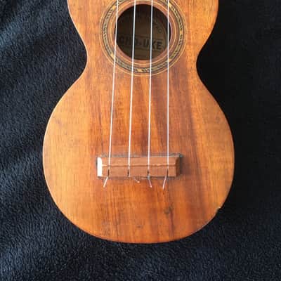 Echo-Uke Koa Soprano Ukulele 1920s image 8