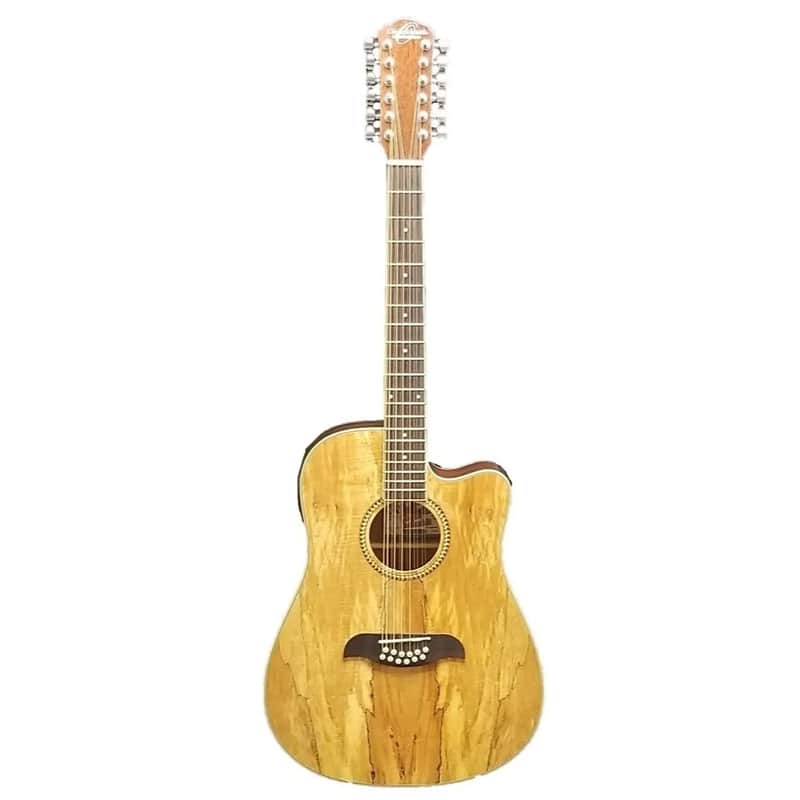 Oscar Schmidt OD312CE Spalted Maple image 1