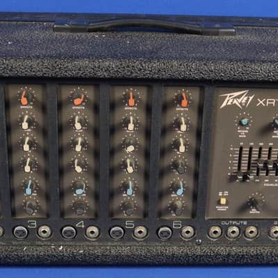 Vintage Peavey XR 600C 6-Channel Powered Mixer Amplifier Amp Series 400 BH image 1