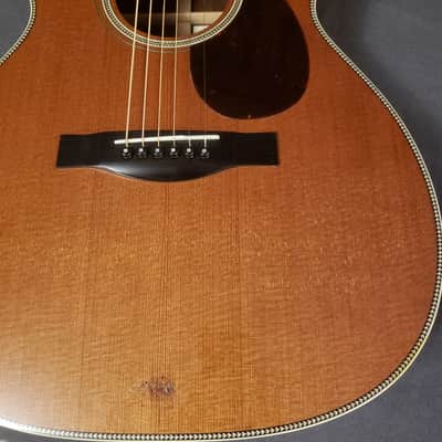 Santa Cruz Guitar Co. | OM Custom | Brazilian Rosewood & Tunnel 13 Redwood | Serial No. 4741 | Nitrocellulose image 6