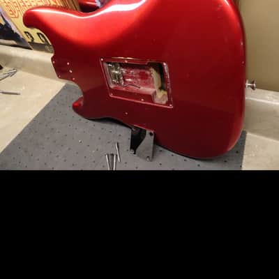 Fender Stratocaster 1988 -MIJ Japan-Floyd Rose ready- Candy Apple Red Metallic image 7