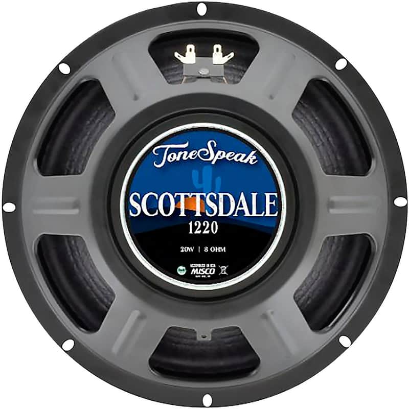 ToneSpeak Scottsdale 1220 12" 20W Alnico Guitar Speaker Regular  8 Ohm image 1