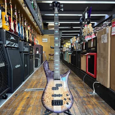Spector Euro 4 CST Bass Guitar Natural Violet Burst Gloss w/Padded Gig Bag image 4