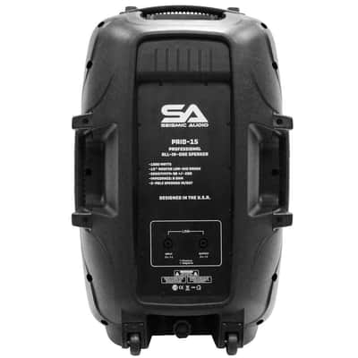 PAIO15 - Active 15 Inch PA Speaker System - Bluetooth, Wireless Mic, Speaker Stands and Cables image 6
