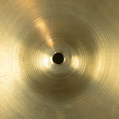 1950s Zildjian 15" A Small Stamp Hi Hat Cymbals 1011g 1069g image 7