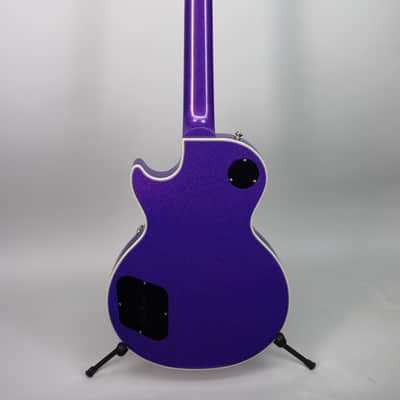 Epiphone Inspired by Gibson Custom Les Paul Custom Amethyst Sparkle image 7