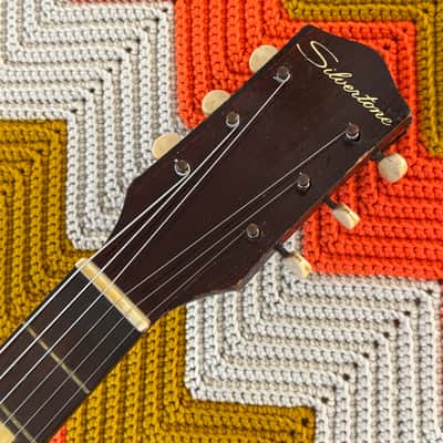 Silvertone Flat Top - 1960’s Made in USA! - Bluesy Tone and Soul! - Americana Fingerpicker!- image 2