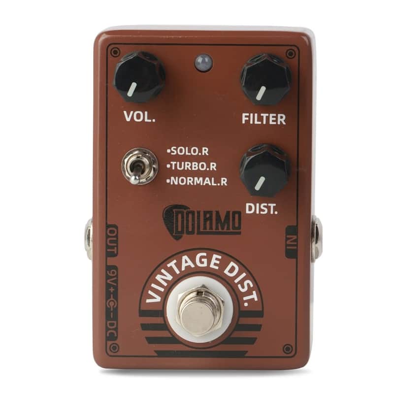 Dolamo D-11 Vintage Distortion Guitar Effect Pedal True Bypass,price include the import duty for US buyer image 1