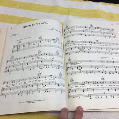 Warner Bros Ice Nine The Best of The Grateful Dead songbook piano voice guitar 1973 image 4
