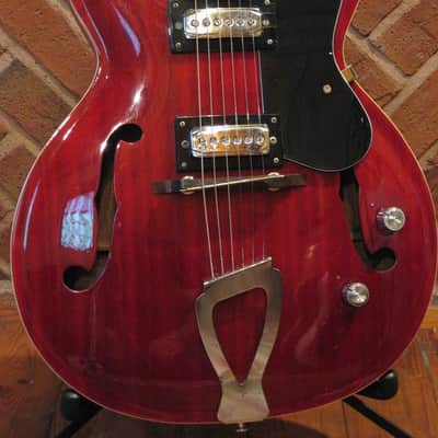 Vintage Italian Contessa HG-130 F Hole Archtop Semi acoustic Hollow Body Jazz Guitar image 9