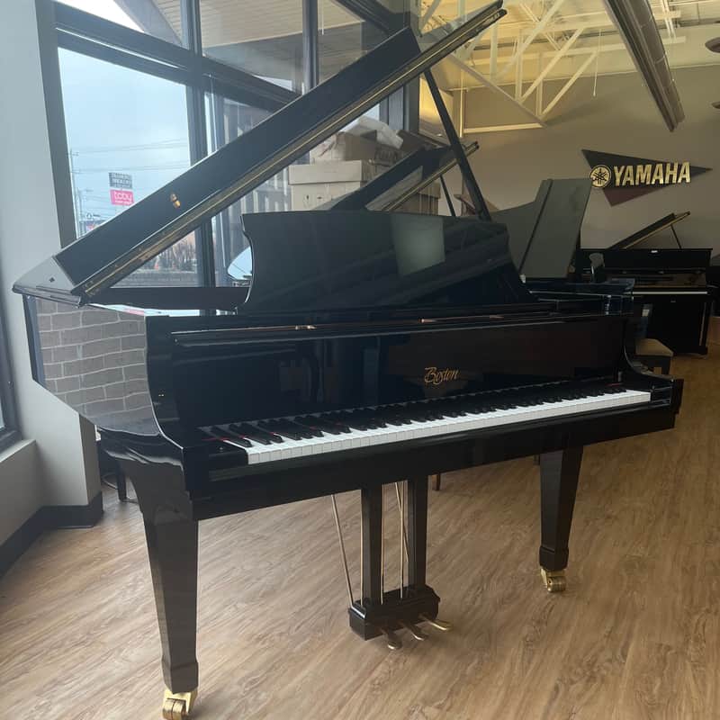 Boston GP 178 Grand Piano Polished Ebony image 1