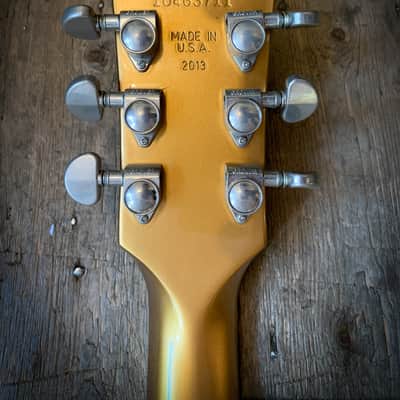 2013 Limited Edition Gibson ES-335 Dot in Gold finish with hard shell case image 15