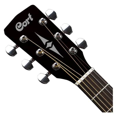 Cort AF510 Concert Acoustic Guitar - Open Pore Natural image 4